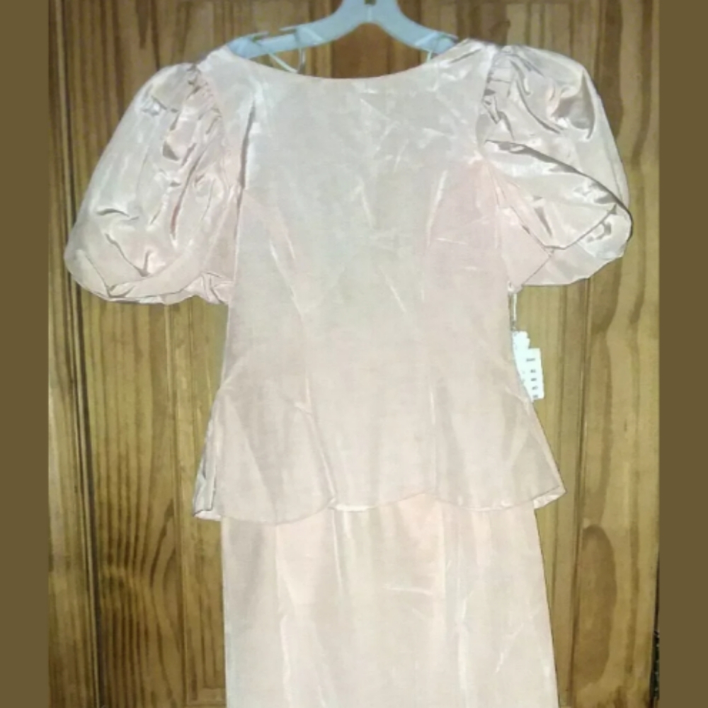 Vintage Bridesmaid Formal Dress 1980s Dressy Prom Dance 80s 90s